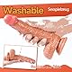 Dildo - Realistischer Flüssiges Silikon Dildo,Weichen Zwei Layer Silikon Dildos Penis Nachbildung mit Echten Venen und Prallen Hoden,Analdildo Sex Spielzeug für die Frau und Männer, 21 x 4cm