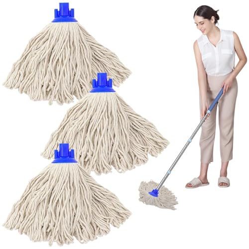 Vis la corde coton sur la tête de rechange pour nettoyer facilement toute la maison