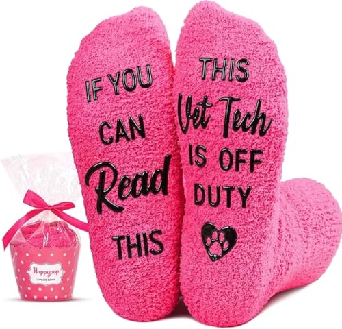 HAPPYPOP Vet Tech Gifts for Women - Veterinary Technician Gifts Veterinarian Gift Vet Gift, Veterinary Socks Veterinarian Socks