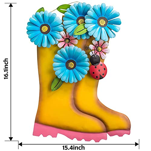 Outdoor-Wall-Decor-16-Inch-Metal-Outdoor-Wall-Art-Fence-Decorations-Hanging-for-Indoor-Outside-Living-Room-Patio-Porch-Garden-Decor Outdoor Wall Decor 16 Inch Metal Outdoor Wall Art Fence Decorations Hanging for Indoor Outside Living Room Patio Porch Garden Decor