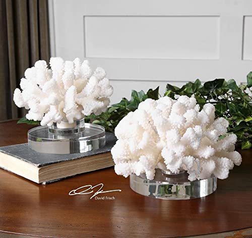 Escultura Hard Coral Uttermost 7 pulgadas set 2 miniatura 2