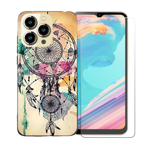 pFZZSZSP[X Kp Oukitel C3 Pro + KXXN[یtB Aȃ\tgVRP[XیTPUJo[̃P[XJo[p Kp Oukitel C3 Pro (6.52") - LLM10