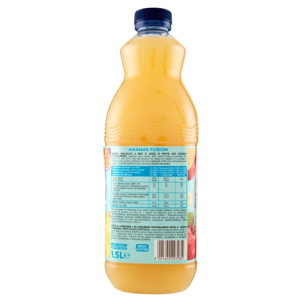 San Benedetto Succoso - Juego de 12 botellas de zumo de fruta (1,5 L)