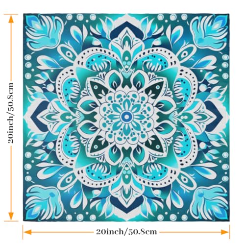 Servilletas de tela Mandala set de 6 50.5x50.5 cm miniatura 2