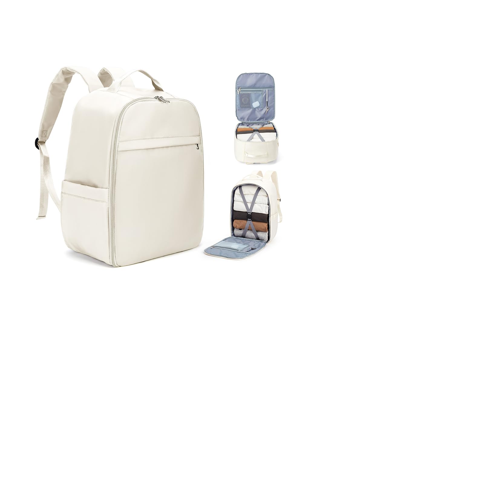 SZLX Borse da Viaggio 45x36x20 Zaino Easyjet Donna Zaino Ryanair 40x20x25 Bagaglio a Mano Zaino impermeabile uomo trekking, Borsa da Viaggio Cabina aereo Zaino per Laptop con Porta di ricarica USB