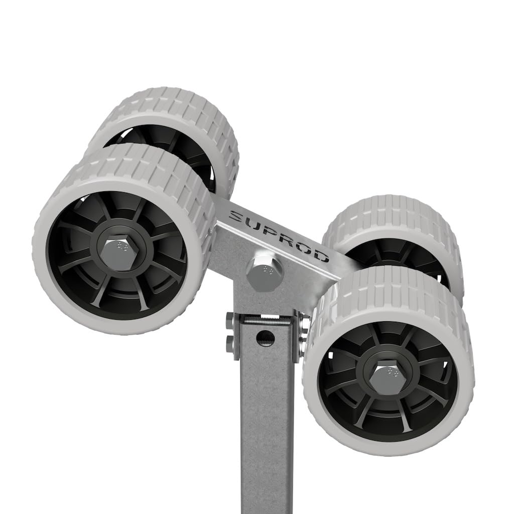 SUPROD Sliprollen Sliphilfe Bootstrailer Eva-Reifen Ø 120 mm 4er Set