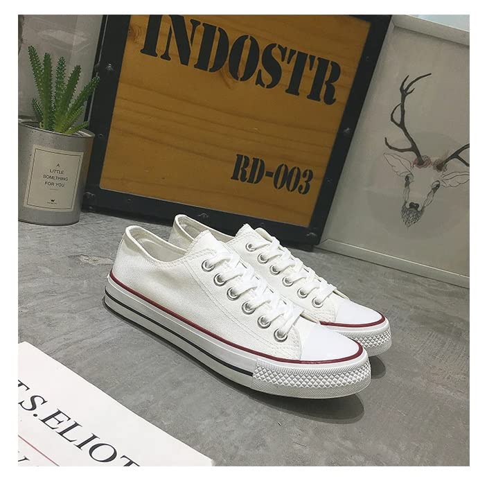 Stylish Trendy Lightweight Canvas Casual Mid Top Sneaker Shoes for Women & Girls 7 51IJbKAAedL