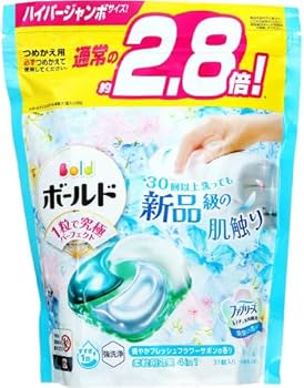 Amazon.co.jp: ボールド 洗濯洗剤 ジェルボール 4in1 フレッシュ