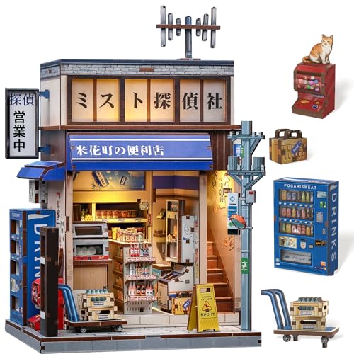CUTEBEE Book Nook Kit - DIY Miniature House Japanese Convenience Store