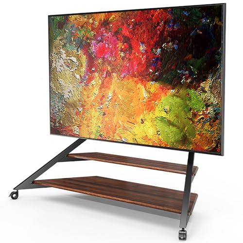 Soporte móvil para TV con ruedas ajustable para 75-100 pulgadas