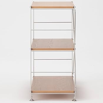 無印良品 ステンレスユニットシェルフ オーク材棚セット ワイド　大 ステンレスユニットシェルフ・オーク材棚セット・ワイド・大