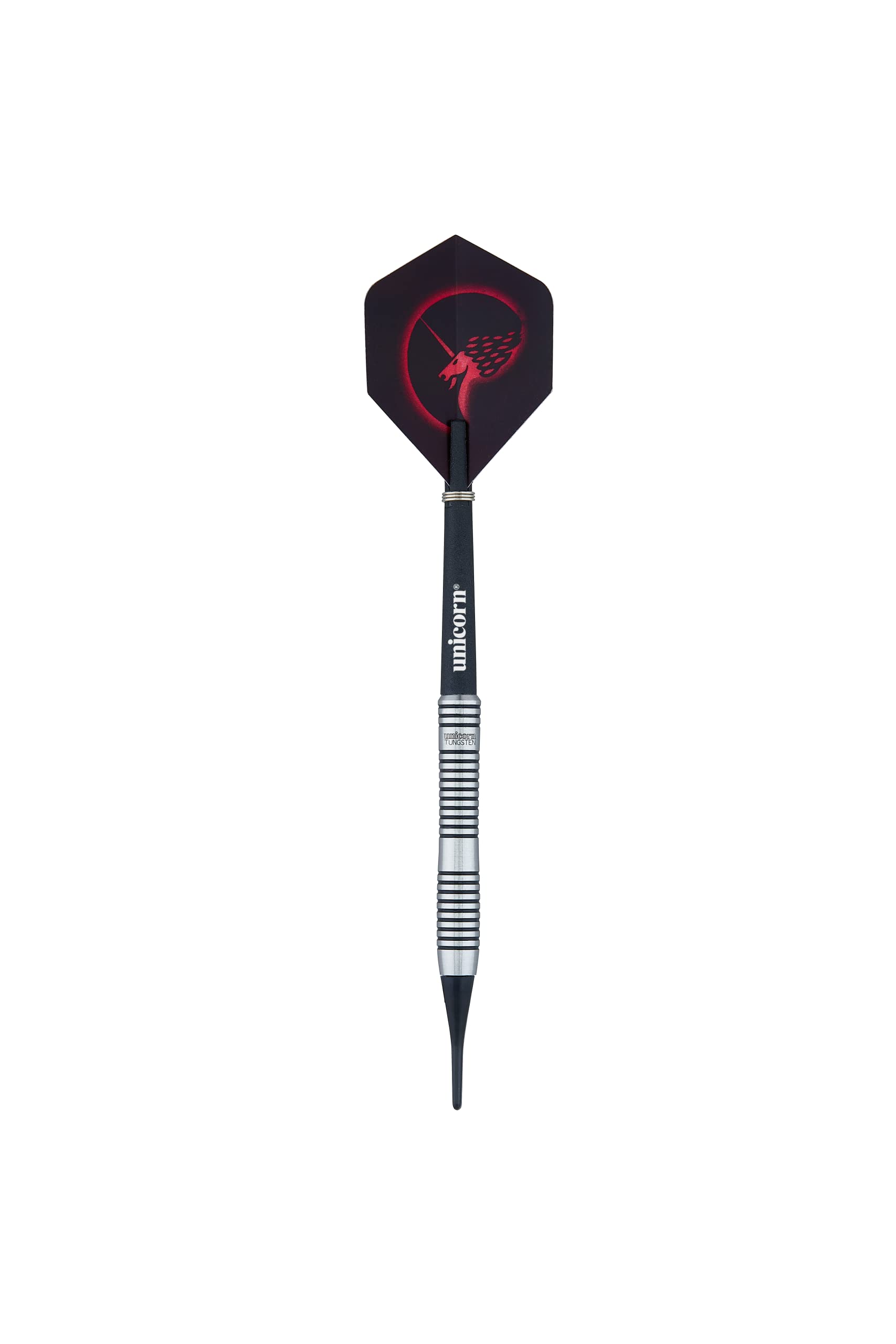 Unicorn Soft Tip Darts Set, Silver / Black, 18 g - Image 3