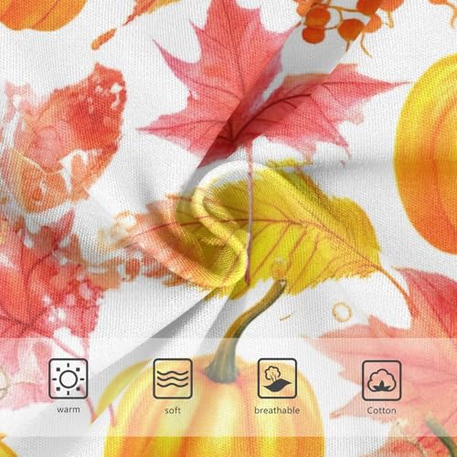 Watercolor Pumpkin Autumn Orange Toddler Underwear Custom 2t Cotton Cute Panties Girl Durable Briefs Girls Undies3