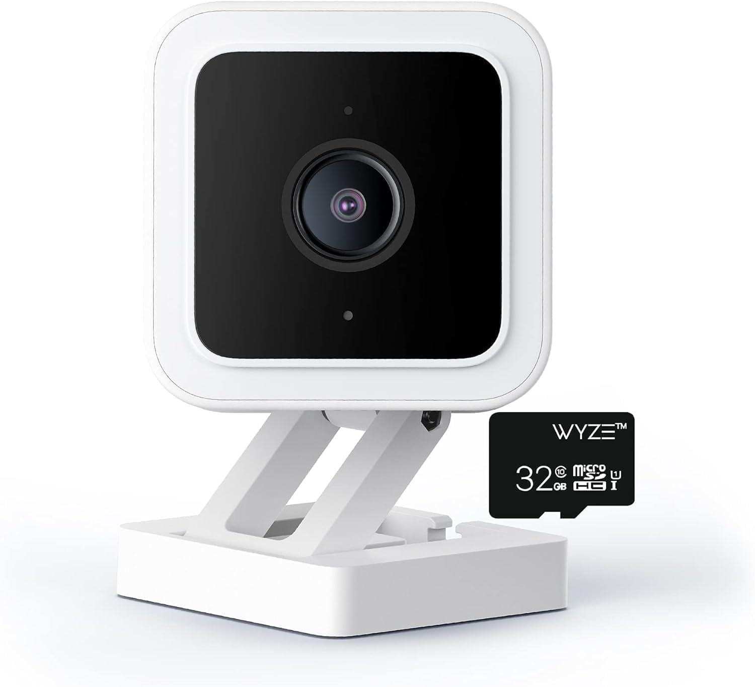 Cam V3 Smart Home Security Camera, Indoor/Outdoor Use, IP65-Rated 1080p Plug-in, Color Night Vision, Motion Detection, Two Way Audio, Works with Alexa