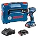 Bosch Professional 18V System Akku Schlagbohrschrauber GSB 18V-45 (Drehzahl 1.900 min⁻¹, inkl. 2x 2.0Ah Akku, GAL 18V-20, L-BOXX)