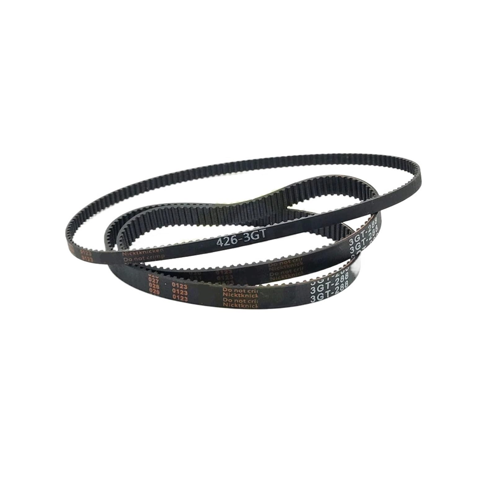 1/5/10 Uds 3GT correa síncrona de goma longitud 207 210 213mm ancho 6 a 25mm(207mm-69T,5PCS_6MM)