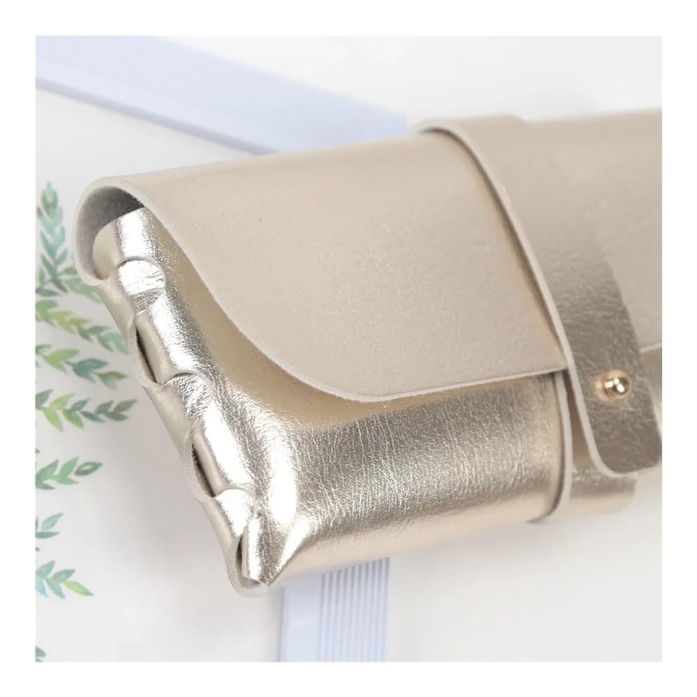 2/6/8 SZTUK Moda Kobiety PU Skórzane Okulary Torba Okulary Do Czytania Okulary Ochronne Etui Etui Etui Ochronne Akcesoria (Biały, 8 SZTUK), biały, rozmiar uniwersalny