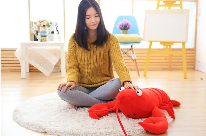 Lobster Plush Stuffed Animal Toy Lobster Pillow Suitable for Christmas and Birthday with Huggable Gifts (Red-Small) - Image 6