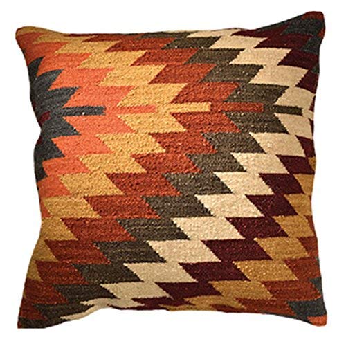 Indian Arts Fair Trade Alwar Kilim - Federa per
