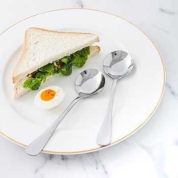 【Roberts & Belk】 クイーンズパターン コンソメスプーン 8本 Roberts & Belk】 クイーンズパターン コンソメスプーン 8本