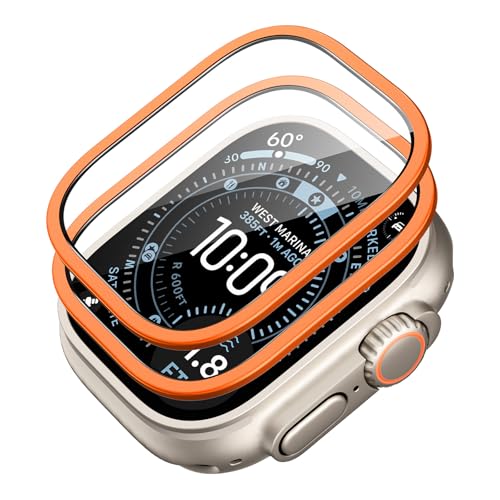 Ya en manzanajugosa.com: ESR Armorite Protector de Pantalla para Apple Watch Ultra 3/2/1 (2025/2024/2023/2022, 49 mm), Protección Militar, Película de Cristal Templado, Marco Aleación Aluminio, Antiarañazos, Naranja