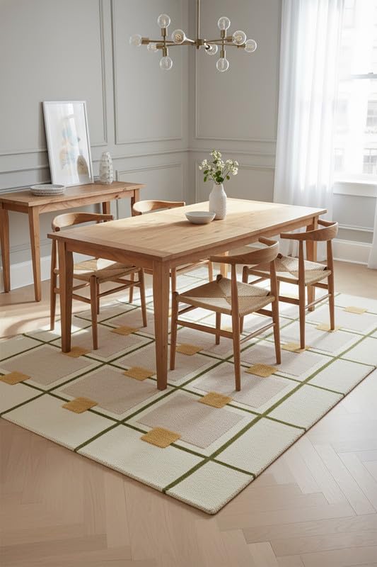 Tapete decorativo RUG BARN 6x9 ft taupe rectangular miniatura 2