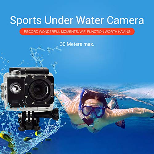 Image of Xmate Shot Sports Action Camera (Black) |16MP Camera |1080P Full HD Video Recording | Water-Resistant | Supports Micro SD Card up to 32G