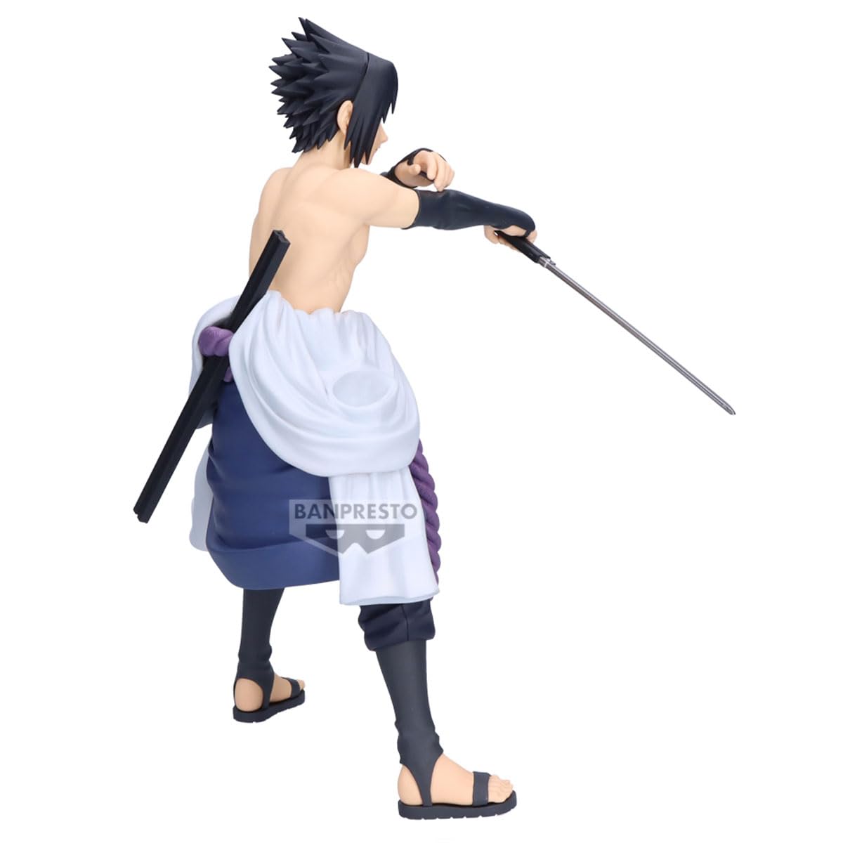 Banpresto Figurka akcji Sasuke Uchiha Naruto Shippuden, Grandista 24 cm - PZ71145P wielokolorowa - Figurka kolekcjonerska - Idealna dla fanów anime