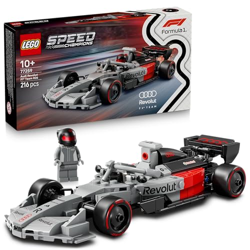Image of LEGO Speed Champions Audi Revolut F1 Team R26 Race Car Toy Building Set with 1 Minifigure 77259