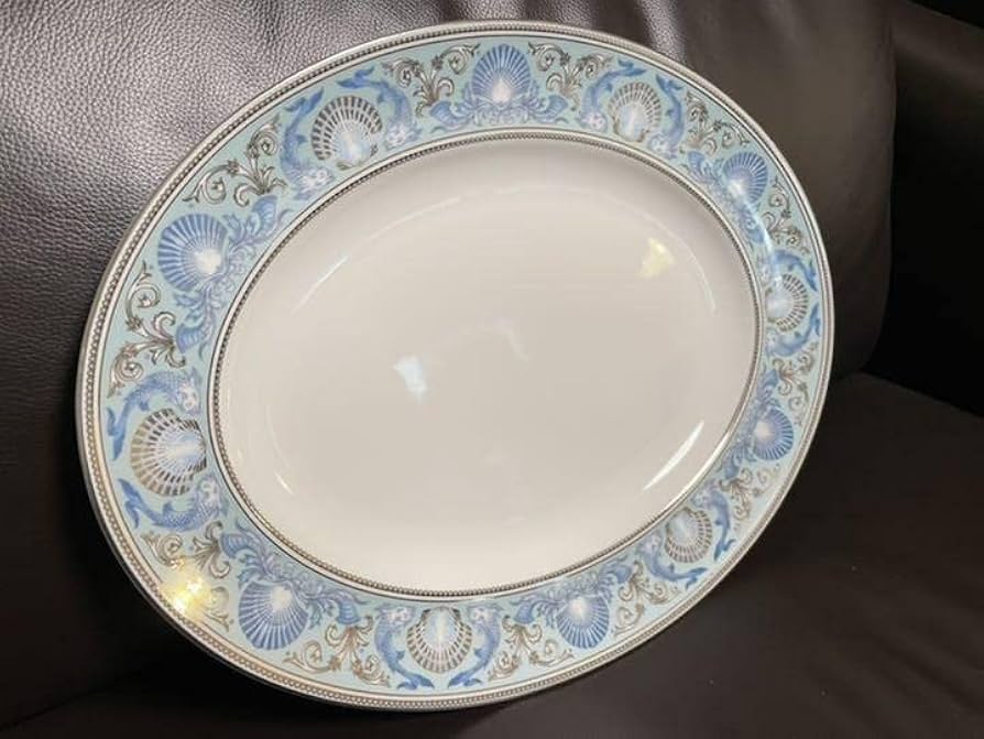 ウェッジウッド　ドルフィンブルー プレート お皿　アンティーク Amazon.co.jp: ウェッジウッド ドルフィンブルー プレート お皿