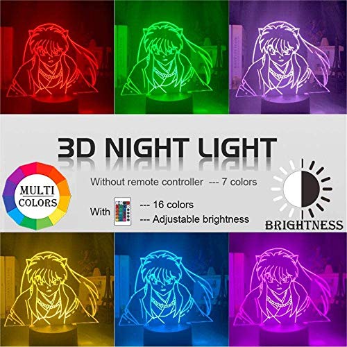 Zenghh Inuyasha Camera Accessories Cool 3D Optical...