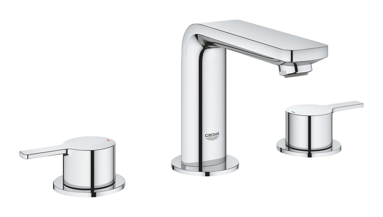 Grohe Chrome Lineare New Three-Hole Basin Mixer 1/2" M-Size 20304001