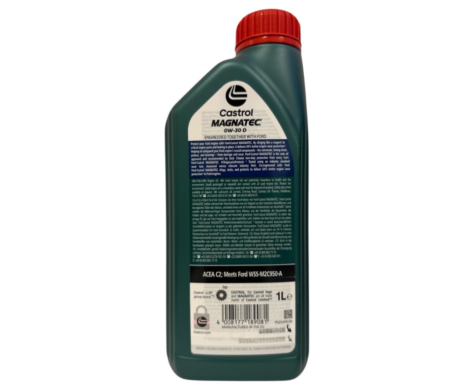 4 LITRI - Olio Motore Castrol Magnatec 0w30 D ACEA C2, WSS-M2C950-A