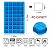 Sidosir Square Caramel Candy Mold Silicone, 40-Cavity Gummy Silicone Molds for Fat Bombs, Chocolate Truffles Mold for Hard Candy, Ice Cube
