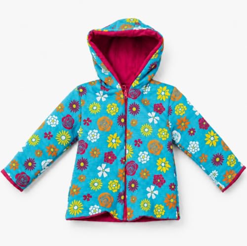 Image of Appukids Full Sleeves Animals Printed Reversible Jacket for Baby Boys Girls Cotton 2 In 1 winter Jacket