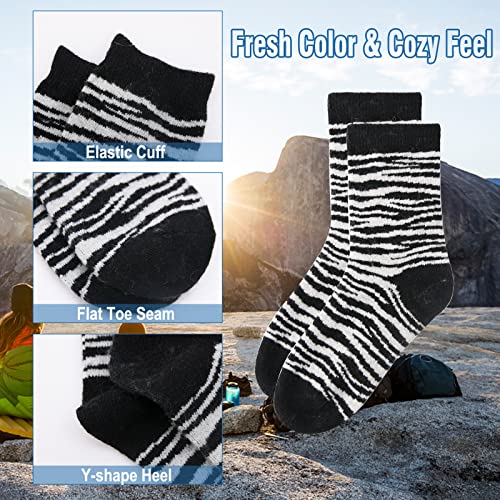 Women Winter Warm Socks Womens Thick Thermal Socks for Ladies Novelty Cozy Crew Socks 6 Pairs3