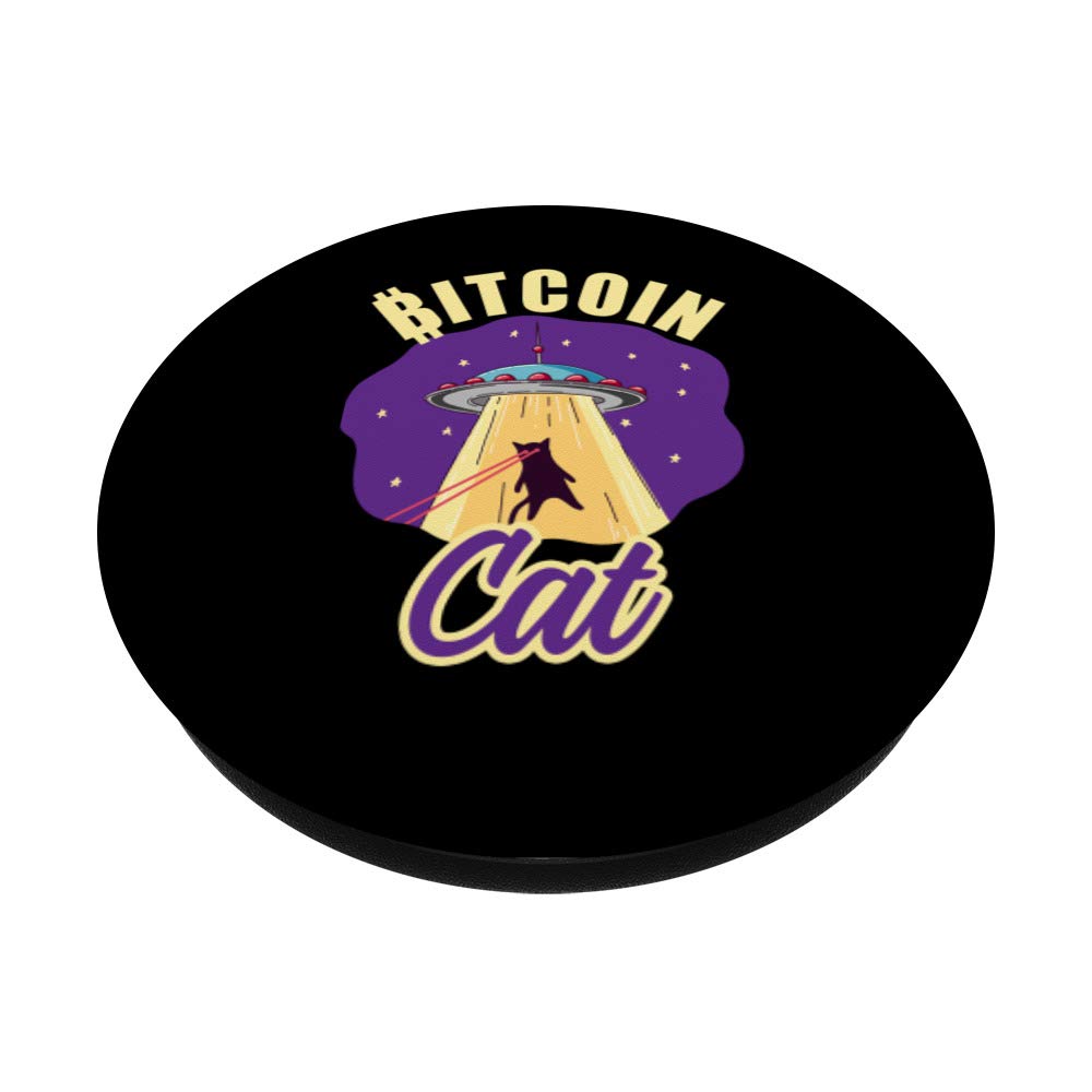 Amazon.com: Bitcoin Cat Space UFO Laser Eyes Alien Cryptocurrency Crypto  PopSockets PopGrip: Swappable Grip for Phones & Tablets : Cell Phones &  Accessories