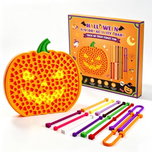 Halloween Fidget Toys Pumpkin Sensory Activity Board for Kids - image 1