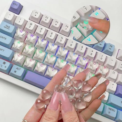 Quafochi 60pcs Keyboard Bubbles for Long Nails, Ergonomic...