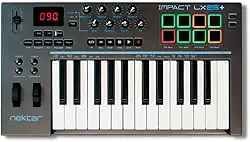 Nektar Impact LX25+ | Teclado controlador USB MIDI com integração Nektar DAW cinza escuro