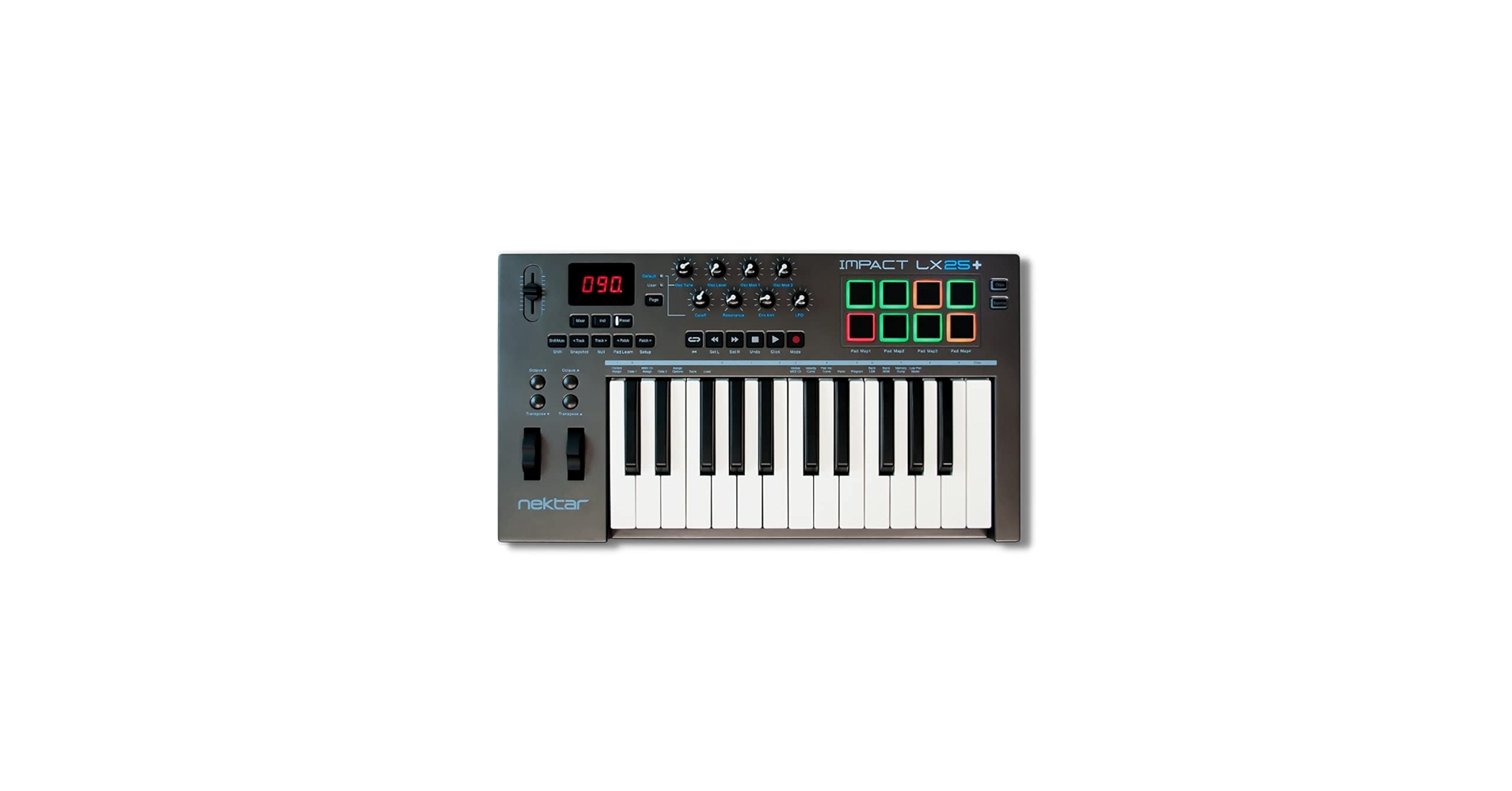 Amazon.com: Nektar Impact LX25+ | USB MIDI Controller