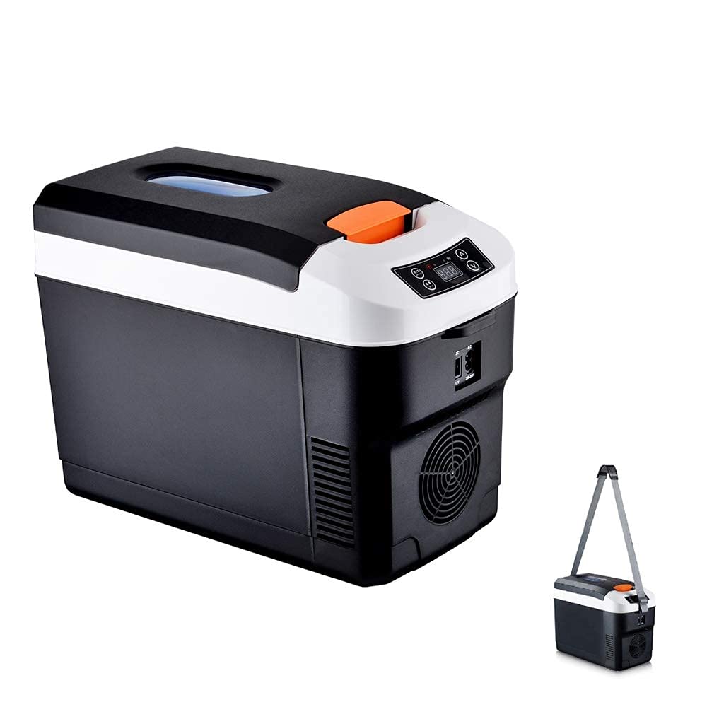 Minifrigo 10L- Frigorifero Per Auto Frigorifero Portatile Congelatore Compatto, Frigorifero Esterno Muto Per Auto, All'aperto, Famiglia, Bar, Viaggi, Camion