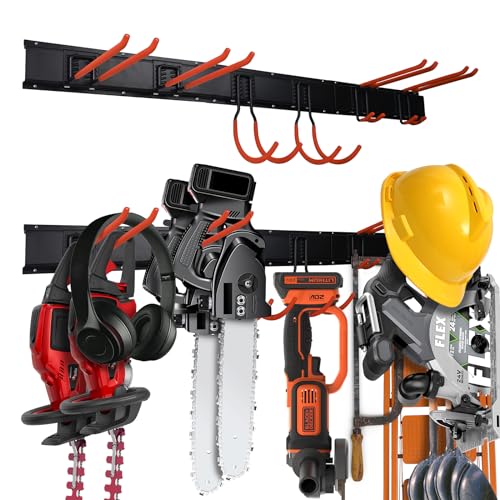 Heavy Duty Wall Mount Tool Organizer for Brick Wall, Dry Wall and Wooden Stud Wall - 51.75