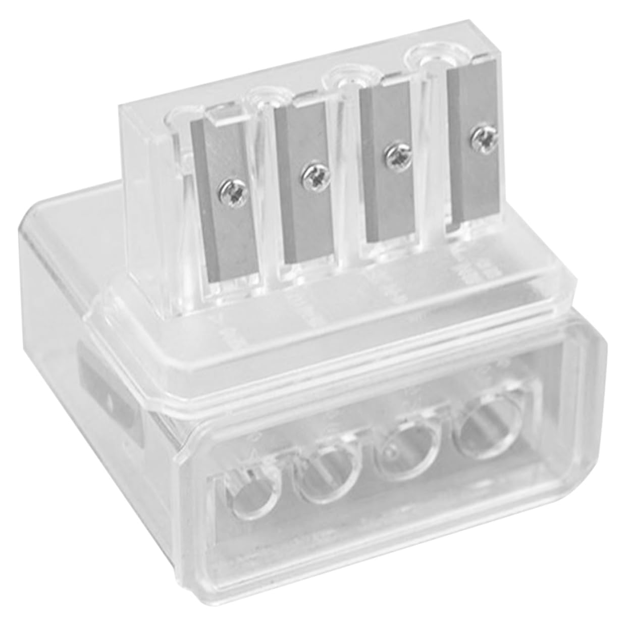 Uonlytech 5 Pezzi Temperamatite Manuale Portatile per Scuola e Ufficio Design Compatto e Resistente Facile Usare per Punta