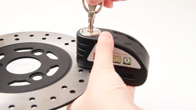 Anneome Disc Bremsscheibenschloss 3er Set - Diebstahlschutz Für Motorrad, Bike & Scooter