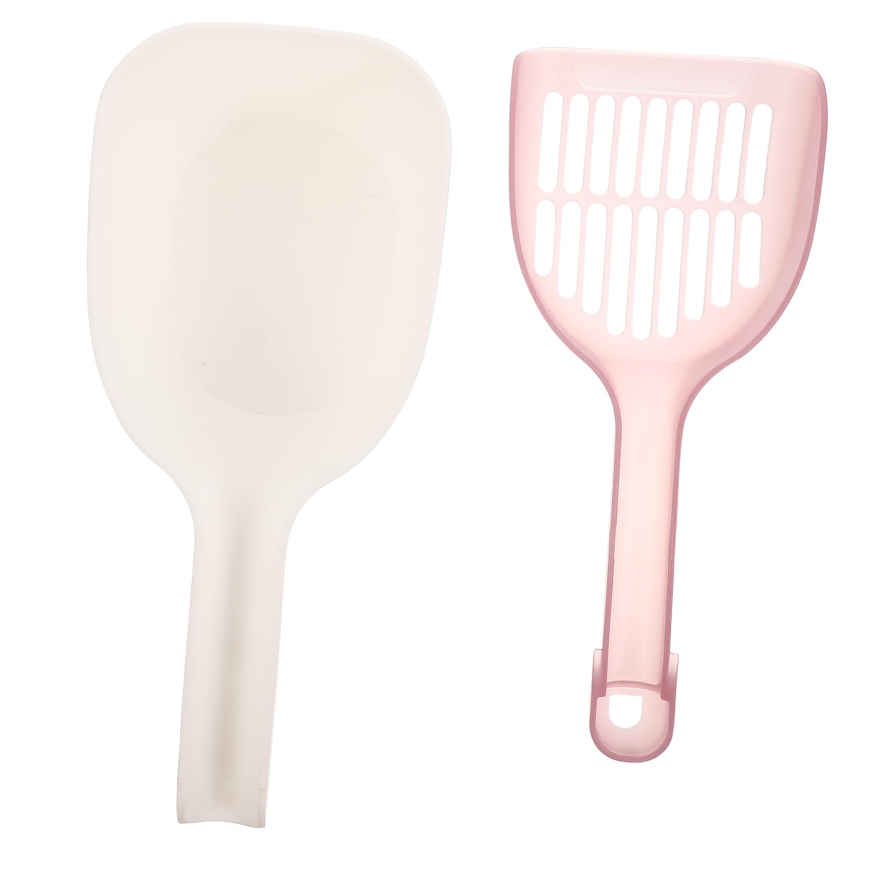 Abaodam 1 Set Cat Litter Scoop with Holder Durable Plastic Cat Litter Tool for Easy Waste Cleanup Options Comfortable Handle for Home Use