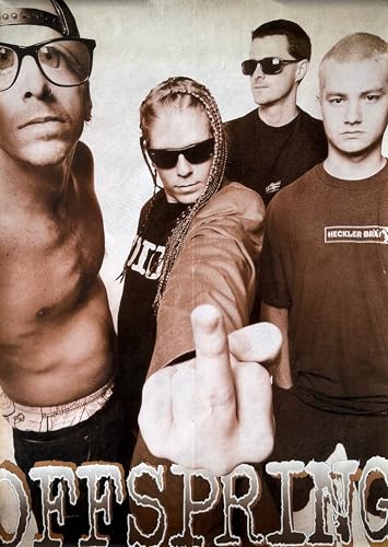 The Offspring poster 59X83Cm affiche souvenirs de concerts de rock légendaires