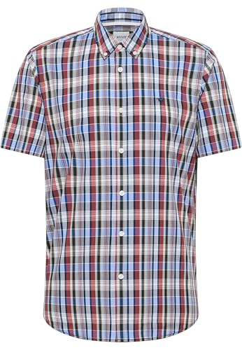 MUSTANG Estilo Baltimore Camisa Abotonada, Summer Check Multi Blue 12597, XL para Hombre