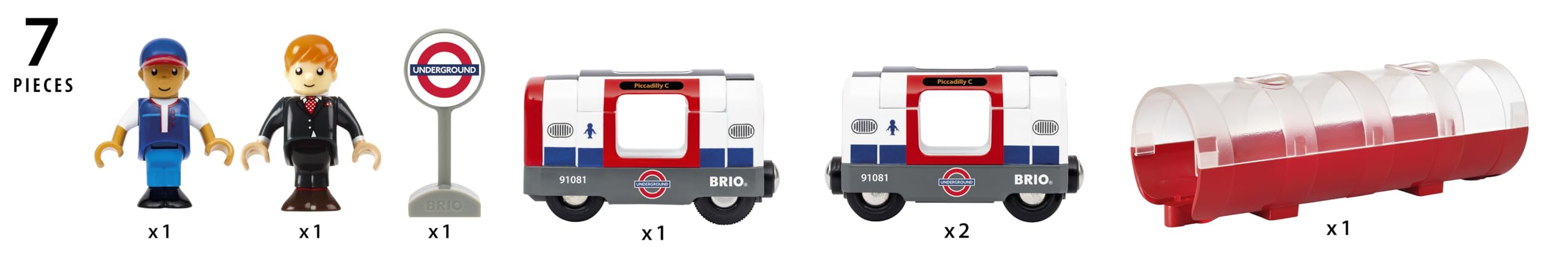 BRIO World - Londoner U-Bahn mit Licht und Sound