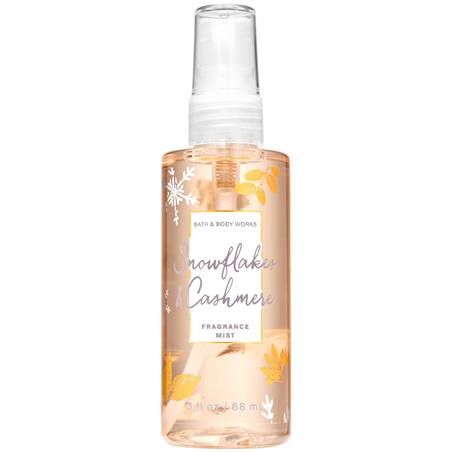 White Barn SNOWFLAKES & CASHMERE Travel Size Fine Fragrance Mist 3 Fluid Ounce